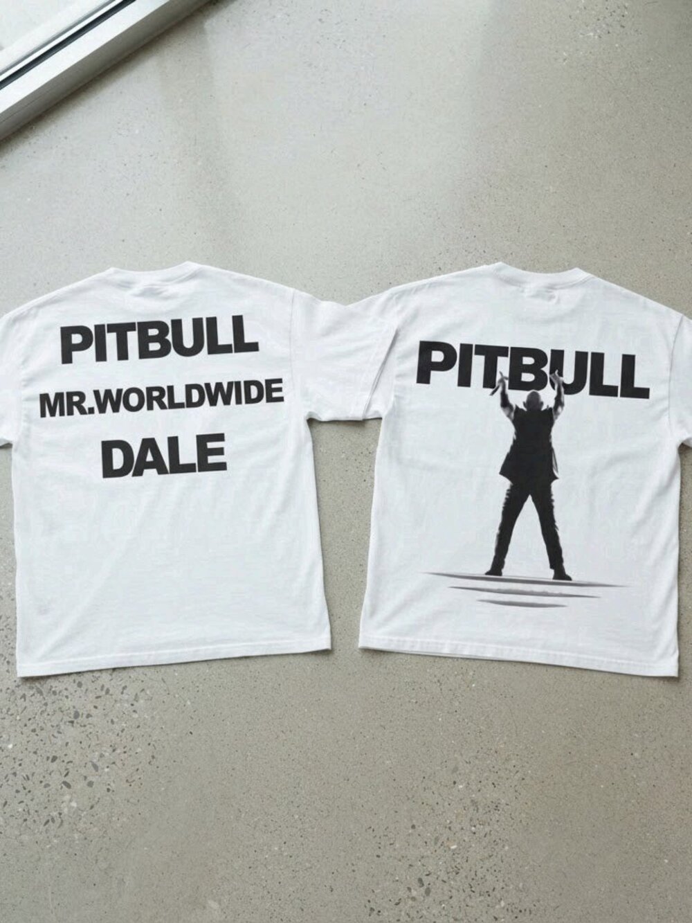 Pitbull I'm Back World Tour 2026 White T-Shirt S-4XL
